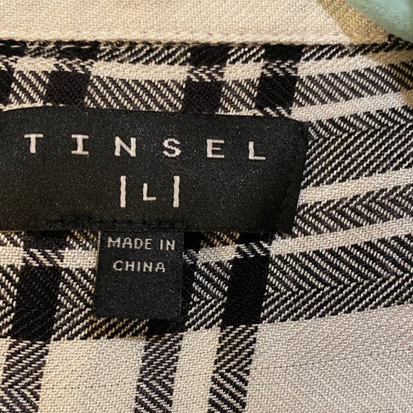 Tinsel Monochrome Checkered Shirt - Picture 2 of 8